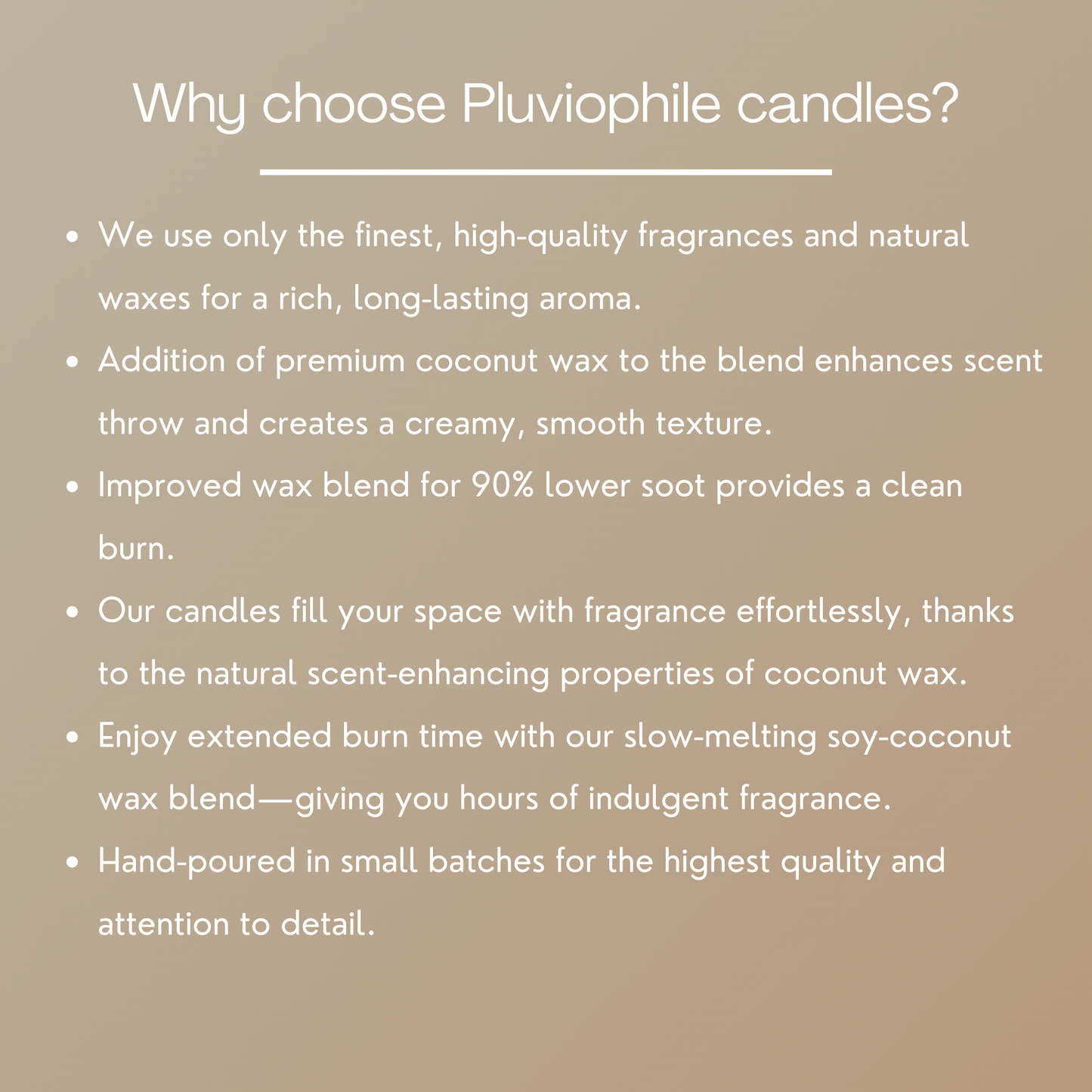 Pluviophile Handpoured Candles | Set of 4 | Coconut and Soy Wax | Scented | Vegan | Gifting