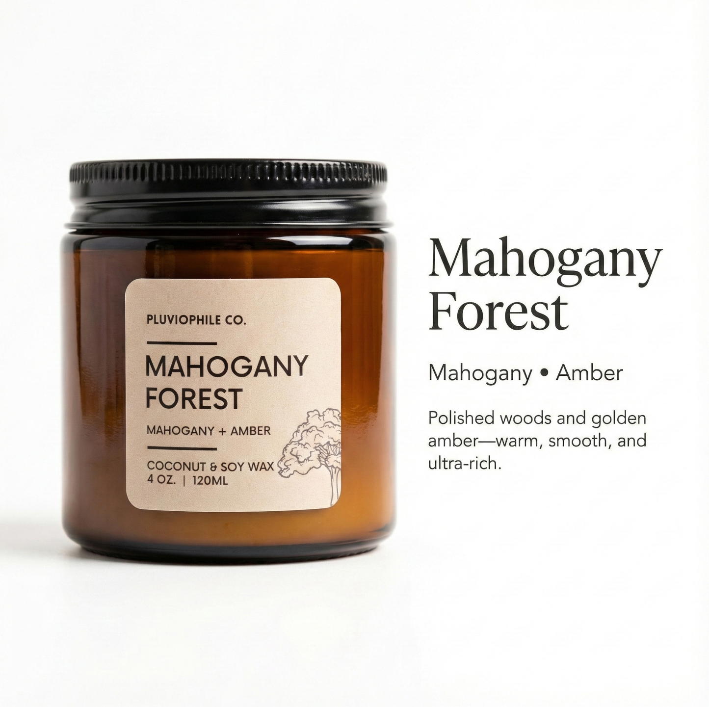 Pluviophile Handpoured Candles | Set of 4 | Coconut and Soy Wax | Scented | Vegan | Gifting