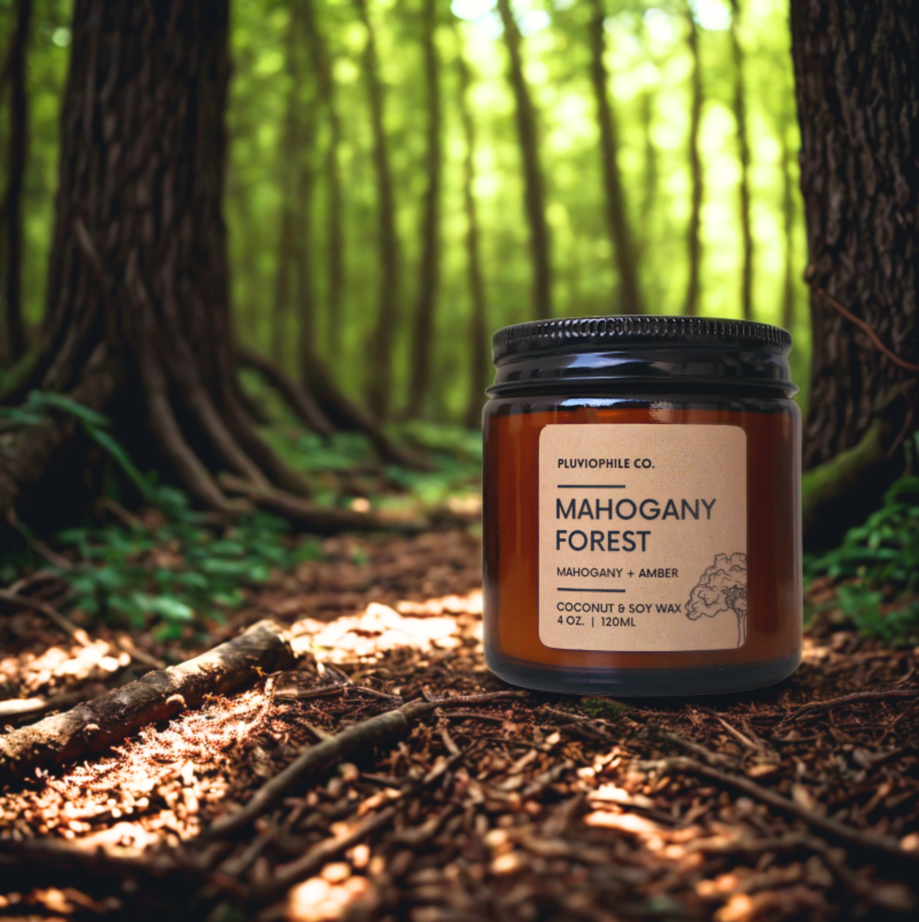 Pluviophile Mahogany Forest candle
